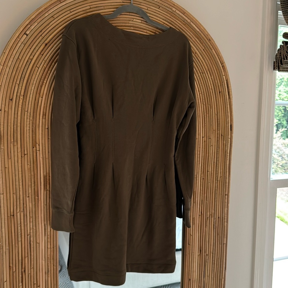 Nation moss green mini dress xs